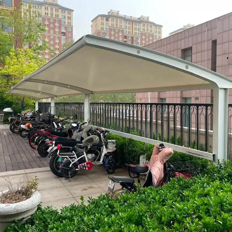 灵川县膜结构电动车棚